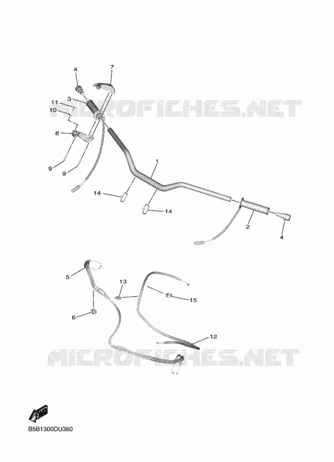 GUIDON ET CABLES Yamaha MOTO 900 2019 NIKEN  MXT850D