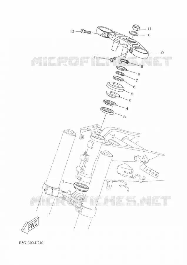 DIRECTION Yamaha MOTO 125 2019 R125  YZF125-A