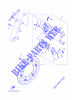 ETRIER DE FREIN AVANT pour Yamaha YZF-R3 Icon Blue de 2019