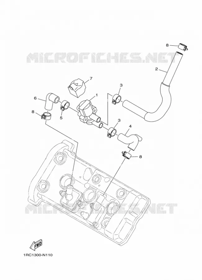SYSTÈME D'ADMISSION D'AIR AIS Yamaha MOTO 900 2019 XSR  MTM850