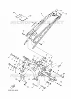 CADRE pour Yamaha SUPER TENERE 1200 ZE Tech Black de 2019