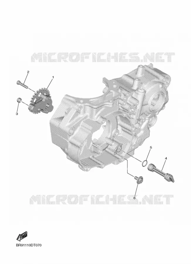 POMPE A HUILE Yamaha MOTO 450 2019 YZF  YZ450F