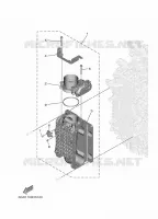 BOITIER PAPILLON INJECTION pour Yamaha F425A shaft 15