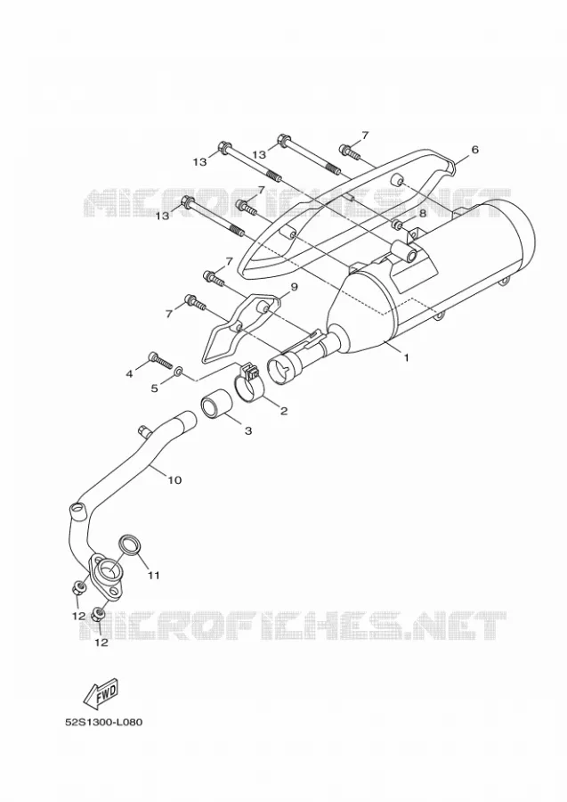 ECHAPPEMENT Yamaha SCOOTER 125 2019 XENTER  HW125