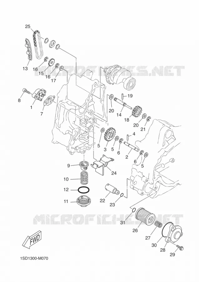 POMPE A HUILE Yamaha SCOOTER 400 2019 XMAX  YP400RA
