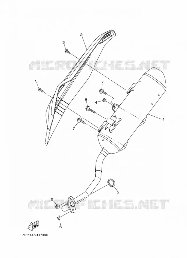 ECHAPPEMENT Yamaha SCOOTER 125 2019 NMAX  GPD125-A