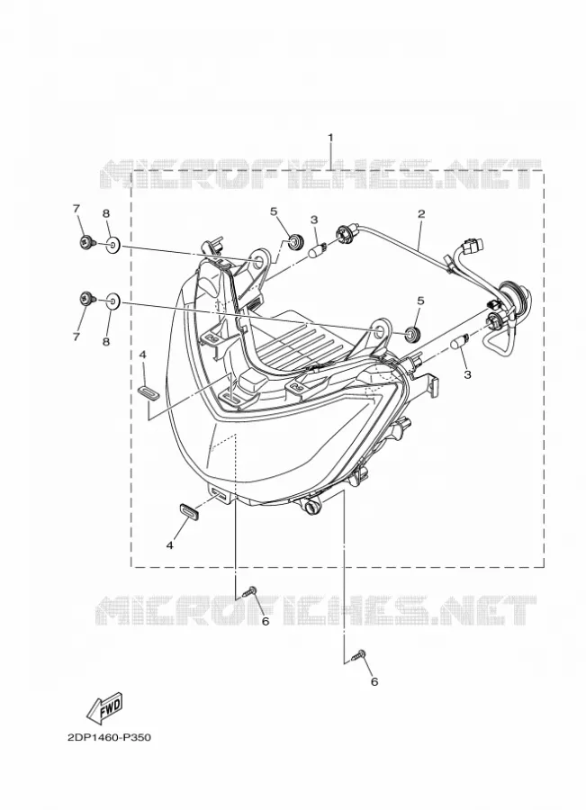 PHARE  Yamaha SCOOTER 150 2019 NMAX  GPD150-A