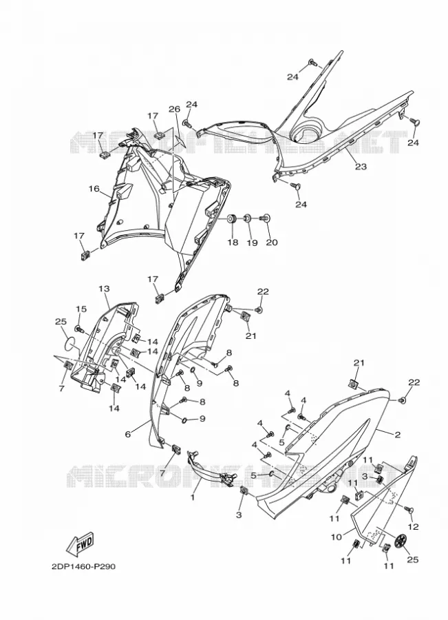PROTEGE JAMBES Yamaha SCOOTER 150 2019 NMAX  GPD150-A