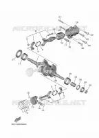 VILEBREQUIN / PISTON pour Yamaha TMAX 530 SX ABS MATT BLUE de 2019