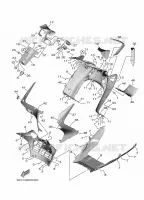 PROTEGE JAMBES pour Yamaha TMAX 530 SX ABS MATT BLUE de 2019