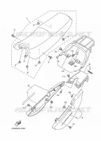 SELLE pour Yamaha YBR 125 G de 2020