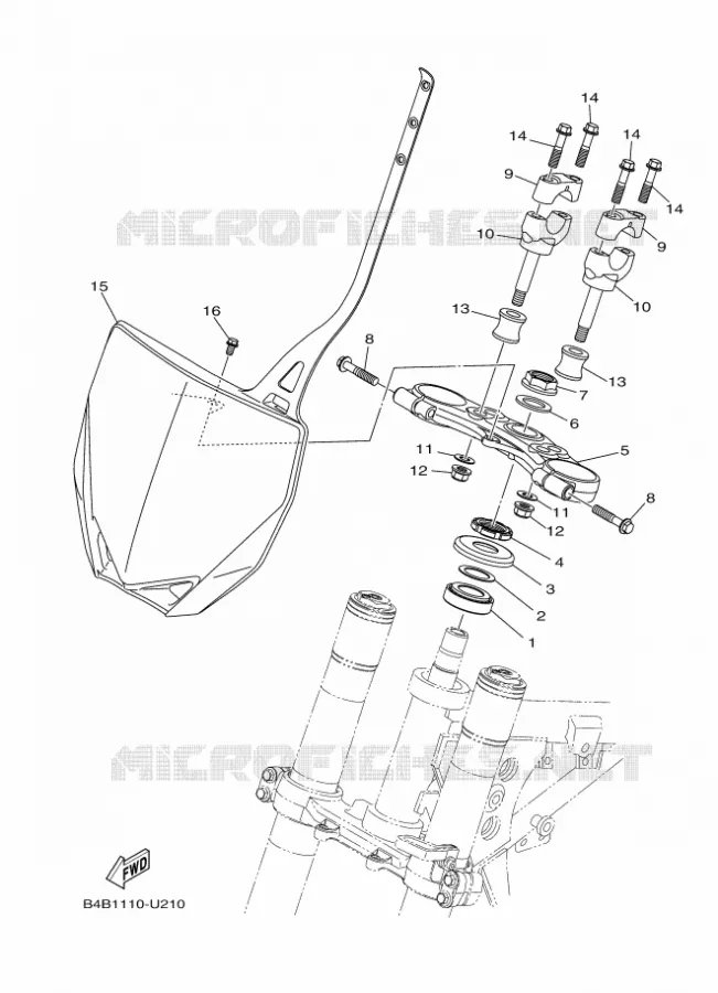 DIRECTION Yamaha MOTO 85 2020 YZ  YZ85LW