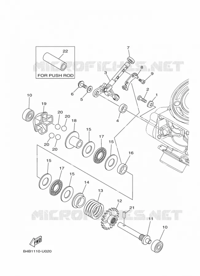 VALVE D'ECHAPPEMENT Yamaha MOTO 85 2020 YZ  YZ85LW