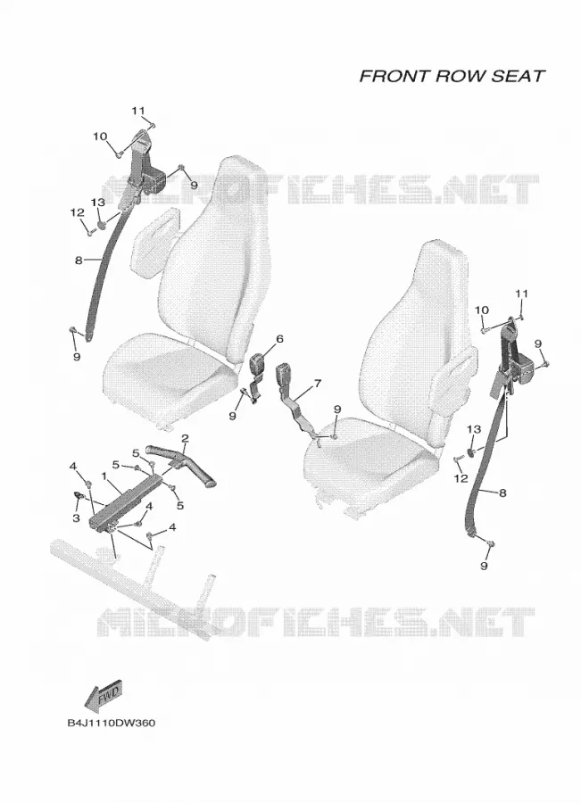 SELLE 2 Yamaha SIDE BY SIDE 1000 2021 WOLVERINE  YXF1000EW/YX10FPAM