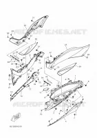 SUPPORT / REPOSE PIEDS 2 pour Yamaha XMAX 125 TECH MAX de 2020