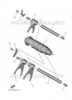 BARILLET DE SELECTION / FOURCHETTES pour Yamaha MT-09 de 2021
