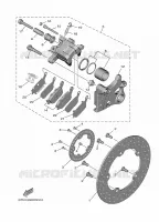 ETRIER DE FREIN ARRIERE pour Yamaha MT-09 de 2021