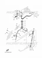MAITRE CYLINDRE DE FREIN ARRIERE pour Yamaha MT-09 de 2021