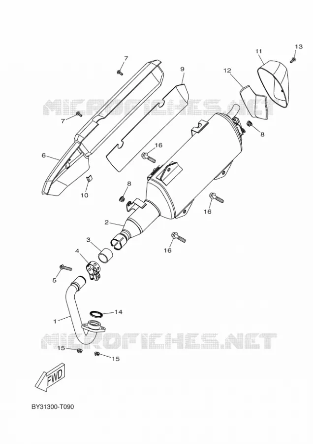 ECHAPPEMENT Yamaha SCOOTER 300 2020 XMAX  CZD300-A