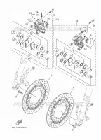 ETRIER DE FREIN AVANT pour Yamaha MT-10 de 2020