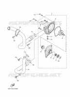 POMPE A EAU / DURITES pour Yamaha MT-10 de 2020