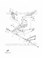 BRAS OSCILLANT / AMORTISSEUR pour Yamaha MT-03 de 2020