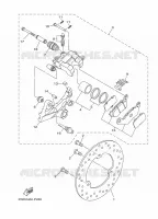 ETRIER DE FREIN ARRIERE pour Yamaha MT-03 de 2020