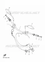 GUIDON ET CABLES pour Yamaha MT-03 de 2020