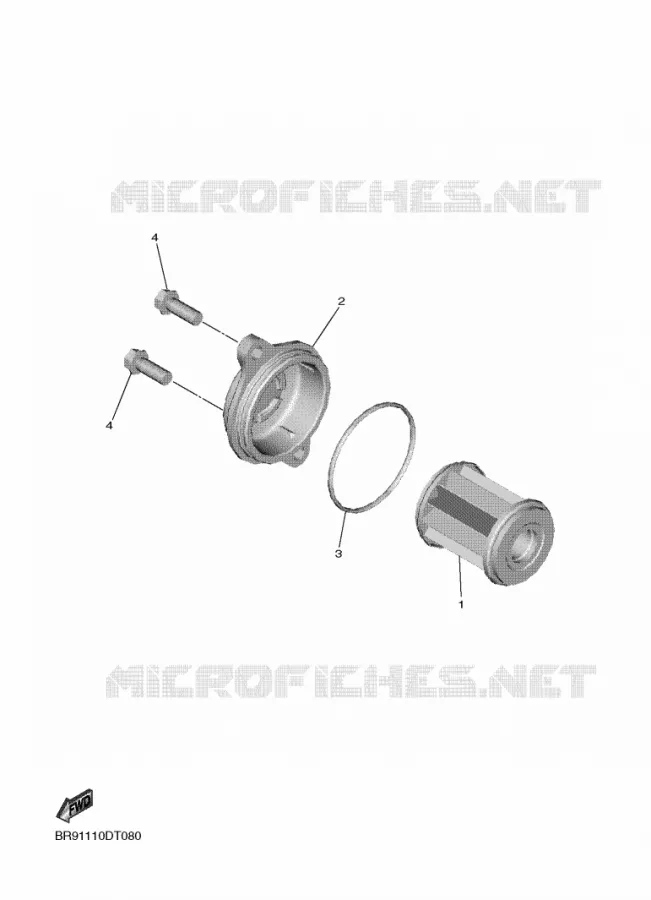 FILTRE A HUILE Yamaha MOTO 250 2020 YZF  YZ250F