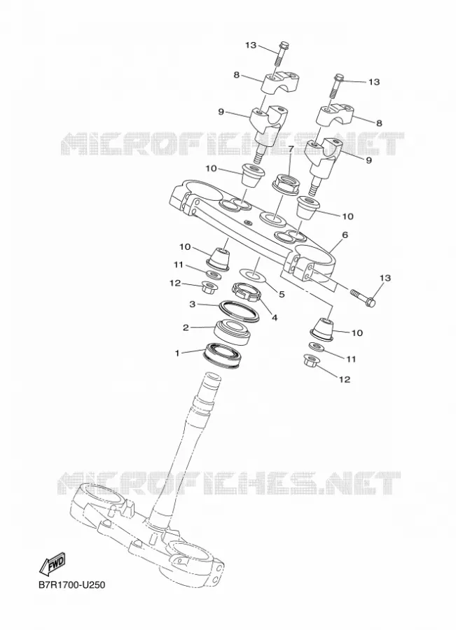 DIRECTION Yamaha MOTO 250 2020 WRF  WR250F