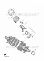VILEBREQUIN / PISTON pour Yamaha YZF-R6 de 2020