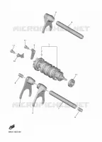 BARILLET DE SELECTION / FOURCHETTES pour Yamaha YZF-R6 de 2020