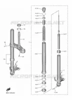 FOURCHE pour Yamaha YZF-R6 de 2020