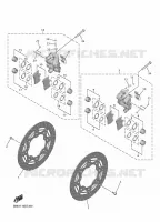 ETRIER DE FREIN AVANT pour Yamaha YZF-R6 de 2020