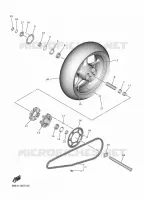 ROUE ARRIERE pour Yamaha YZF-R6 de 2020