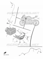 PARTIE ELECTRIQUE 3 pour Yamaha YZF-R6 de 2020