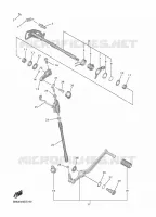 AXE DE SELECTEUR / PEDALE pour Yamaha YZF-R6 de 2020