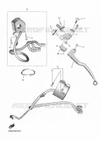 COMMODO / LEVIER pour Yamaha YZF-R6 de 2020