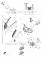 CARENAGES 1  pour Yamaha YZF-R6 de 2020