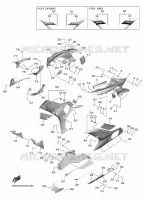 CARENAGES 2 pour Yamaha YZF-R6 de 2020