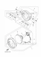 PHARE  pour Yamaha YBR 125 de 2020
