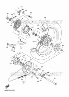 ROUE ARRIERE pour Yamaha YBR 125 de 2020