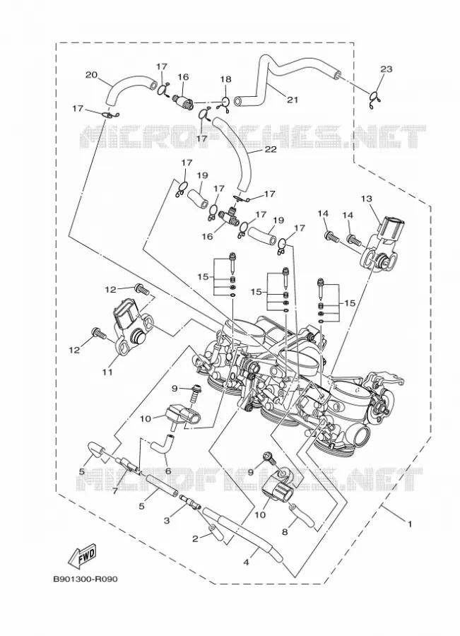 ADMISSION Yamaha MOTO 900 2020 MT  MTN850-A
