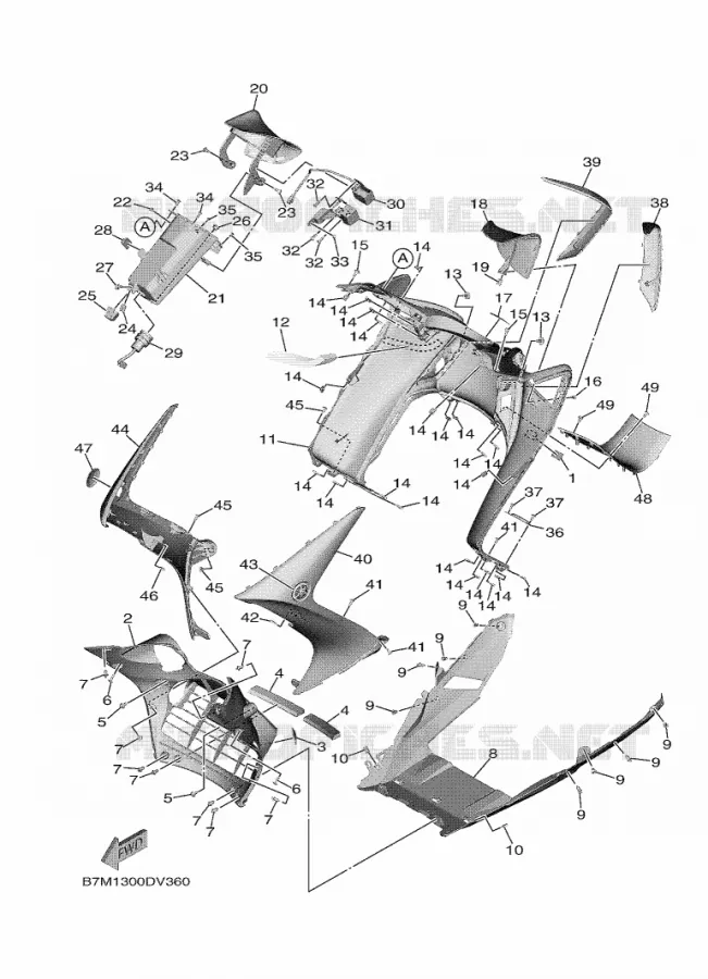 PROTEGE JAMBES Yamaha SCOOTER 560 2020 TMAX  XP560D-A
