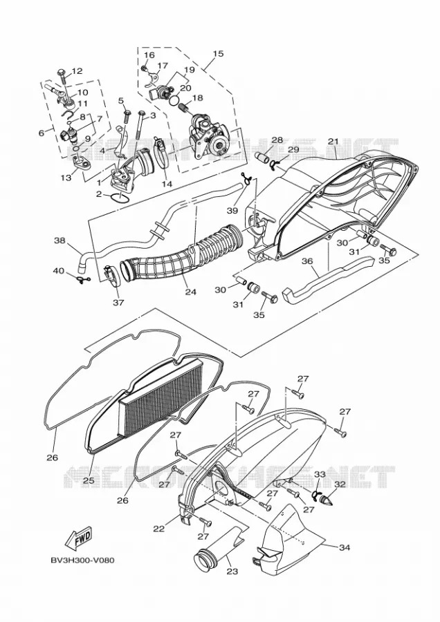 ADMISSION Yamaha SCOOTER 125 2020 NMAX  GPD125-A