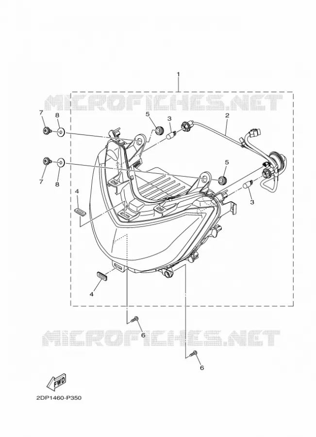 PHARE  Yamaha SCOOTER 125 2020 NMAX  GPD125-A