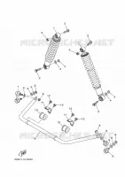 AMORTISSEUR ARRIERE pour Yamaha KODIAK 700 EPS de 2020