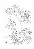 GARDE BOUE AVANT pour Yamaha KODIAK 700 EPS de 2020