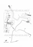 GUIDON ET CABLES pour Yamaha KODIAK 700 EPS de 2020