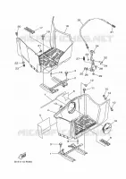 SUPPORT / REPOSE PIEDS pour Yamaha KODIAK 700 EPS de 2020